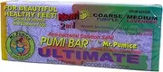 Mr. Pumice Ultimate Pumi Bar (Single): 2-in-1 Callus Remover, Pedicure Stone & Ped File Scrubber for Smooth Feet and Heels, Dual-Grit (Medium + Coarse) (One Bar)