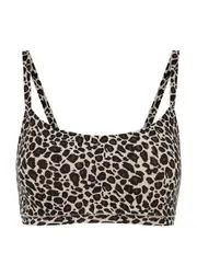 Chantelle Soft Stretch Leopard-print Padded Soft-cup bra M/L (UK14 / L)