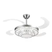 Windora Alinor 42" Crystal Chandelier DC Ceiling Fan w/ 3CCT LED Remote Control