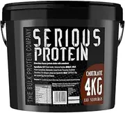 The Bulk Protein Company - SERIOUS PROTEIN 4kg - Low Carb Lean Protein Powder 24g Per Serving - Chocolate Flavour