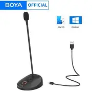 BY-GM12 USB Desktop Gooseneck Microphone for Computer Smartphone Video Conf