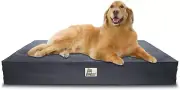 Big Borky Orthopedic Memory Foam X-Large Dog Bed for X-Large Dogs - Machine W...