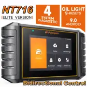 FOXWELL NT716 OBD2 Scanner 4 System TPMS Oil EPB SAS BMS Reset Diagnostic Tool