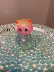 Fenton - Sitting Bear Figurine. Fenton Crystal Satirized Phoenix Effect Bear