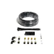 SAAS Diff Breather Kit Alloy 4 Port Plumbing 1/8 Inch BSPT Thread Size