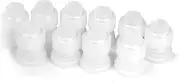 (S) - 10pcs Coupler Adaptor Icing Piping Nozzle Bag Cake Flower Pastry Decoration Tool Small Size