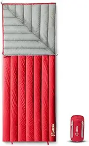 ATEPA Down Sleeping Bag for Adults, 650FP Ultralight 3 Season Compact Packable Sleeping Bag with Compression Sack for Camping Backpacking Hiking