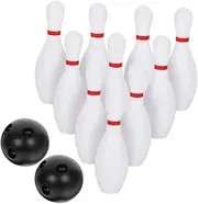 HANABASS 1Set Bowling Set Bowling Balls for Indoor Outdoor Games Sensory Play for Motor Skills Development Coordination Fun Outside