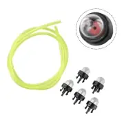 5 Primer Bulb 1M-Fuel Line/For For Stihl/For Talon Trimmer Whipper Snipper