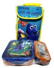 DISNEY FINDING NEMO - KIDS LUNCH BAG SET - 3 PCE