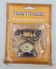 Nostalgic Antique-Finish Pencil Sharpener Mini Rotary Telephone - New