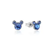 Couture Kingdom Disney Mickey Mouse Birthstone SS 12mm Stud Earrings September