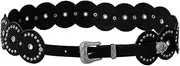 [APLVFFZH] Womens PU Leather Belt Fashion Retro Style Belt for Dress Costume Pants