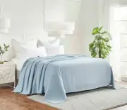 Metro Chevron Zig-Zag Modern All-Season Cotton Blanket Or Throw