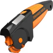 Orange Ninja All-In-1 Garden Tool & Knife Sharpener for Lawn Mower Blade,Scissor