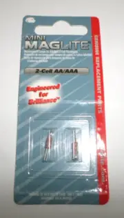 Maglite Replacement Bulbs Lamps LM2A001 Mini Maglite 2 Cell AA/AAA 2 Pack