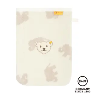 STEIFF德國金耳釦泰迪熊 - 洗澡巾 米色(大象)