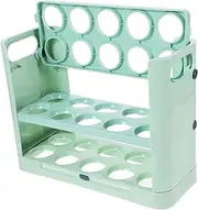KOMBIUDA Refrigerator Door Three Layer Shelf Bin Food Grade Egg Storage for Fridge Side Door Capacity Easy Retrieval Sturdy Design for Home Use