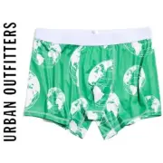 NWT Urban Outfitters World Globes All Over Boxer Briefs Size Small