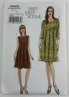 Vogue 8509 Dress in 2 Versions Sz 16 18 20 22 24 Sewing Pattern UC FF OOP 2008