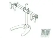 SPC Pro-Signal 83-12997 Heavy Duty Dual LCD Monitor Stand - 19" 13lbs each