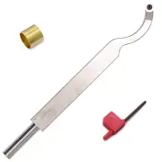 Wood Turning Tool Carbide mini Radius Hollower Tipped Lathe Chisel Tool Bar 1...