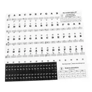 Piano Keyboard Sticker Child Beginner Learning Stickers Instrument Accessories