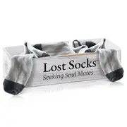 Farmhouse Sock Basket Laundry Hamper for Home Storage