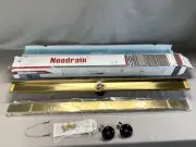 Neodrain ZA3-36-T02-GD 36” Linear Shower Drain Gold 2-in-1 Flat & Tile Insert