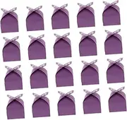 WOFASHPURET 25Pcs Boxes Purple Goodie Boxes for Weddings Birthdays and Parties Creative Paper Packaging for Treats and Favors