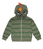 [Stella McCartney Kids] Stella McCartney Kids Printed cotton jersey hoodie Y 4 green
