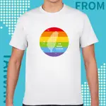 【現貨】彩虹台灣 彩底系列T  國家認同 短袖T-SHIRT  圓點點 旅遊穿搭 GILDAN  白色