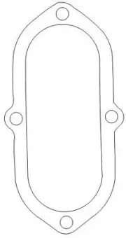 Kawasaki W1 11060-1409 Rocker Case Gasket