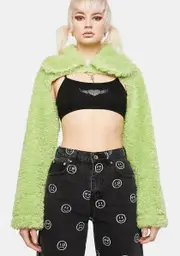 [Somewhere Nowhere] Las Fluff Sleeve Jacket