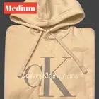 Men’s Calvin Klein Sweatshirt - MD NEW Calvin Klein Hoodie OFF-WHITE & GRAY NWT