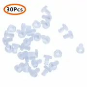 30Pcs Rubber Glass Table Top Spacers Anti Collision Embedded Soft Stem,Bumpers