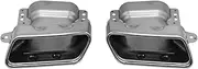 Compatible For Benz A45 W176 Car Exhaust Tail Tip Muffler Tips Stainless Steel Tail Throat Tip