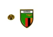 pins pin's flag national badge backpack hat shield world zambia