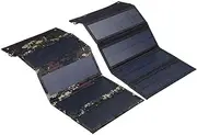 10W Foldable Solar Panel Solar Photovoltaic Panel Solar Charging Panel for Camper Car Boat Camping Shelter
