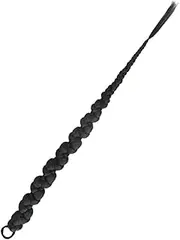 OFFIGAM Wig Braid Braiding Hair Ponytail Hair Extensions Straight Braids Synthetic Braid Extensions Hair Extension for Braiding Woman Braid Extensions Black High Temperature Wire