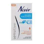 * Nair Mini Wax Strips for Face & Sensitive Area 20 Strips