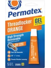 Permatex Threadlocker High Strength Orange 5 Gram Tube (25005)