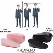 NEW 2PCS Height Increasing Insoles 2 Layer Heel Lift - Adjustable Insole Insert
