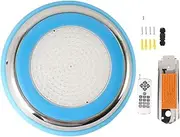 Grcfumo 18W LED Swimming Pool Light, Stainless Steel LED Pool Lights, Remote Control Underwater Pool Lights for Pool Decoration