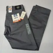 Dockers Pants Men's 32x32 Gray Straight Fit All Seasons Tech Jean Cut Pockets