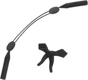 Ipetboom 1 Set Adjustable Sports Eyeglass Lanyards for Men Dual Protection Silicone Glasses Strap Secure Fit for Active for Sunglasses and Eyeglasses