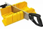 Stanley MITRE BOX WITH SAW 90°, 45° & 22 ½° Angles, Fine Tooth *USA Brand