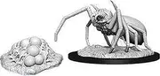 WizKids D and D Nolzurs Marvelous Giant Spider and Egg Clutch Unpainted Miniatures