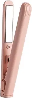 LeoLeozz Flat Iron Hair Straightener | Ceramic Straightener Iron Styling Tool,2 in 1 Fast Heat Ceramic Flat Hairstyling Iron for Friends Family Girls Boys (Pink)