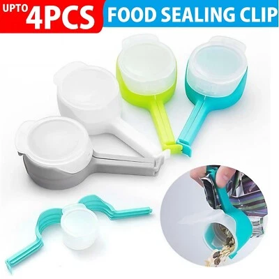 Kitchen Sealing Bag Clip Sealer Clamp Kitchen Storage Food Snack Chips Seal Tool
